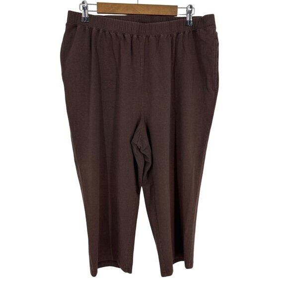 Catherines Suprema Collection Elastic Waist Pull-On Capri Lot of 2 Sz OX 14/16W - Picture 1 of 14